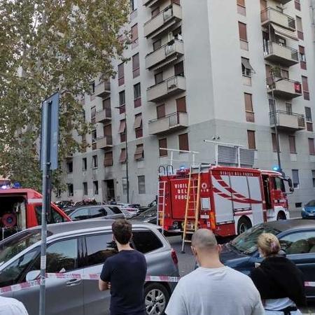 Explosão em prédio deixou feridos em Milão    - Reprodução