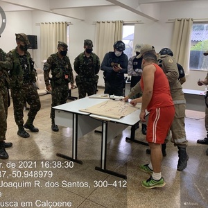 53 homens de forças de segurança estão em megaoperação no Amapá - Divulgação/Corpo de Bombeiros-AP - Divulgação/Corpo de Bombeiros-AP