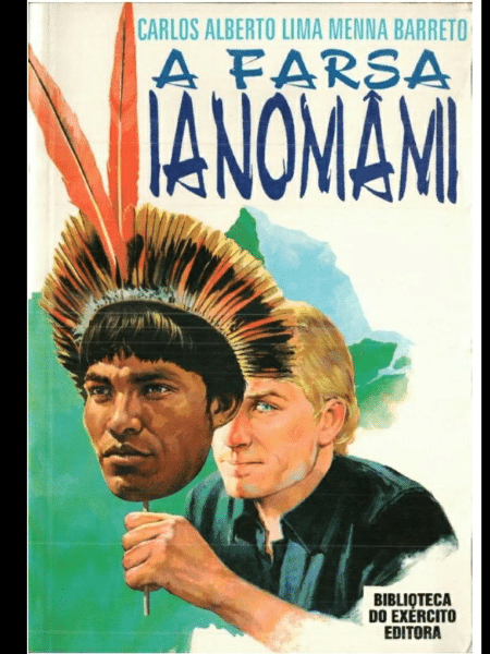 Capa do livro "A Farsa Ianomâmi", de 1995 - Reprodução