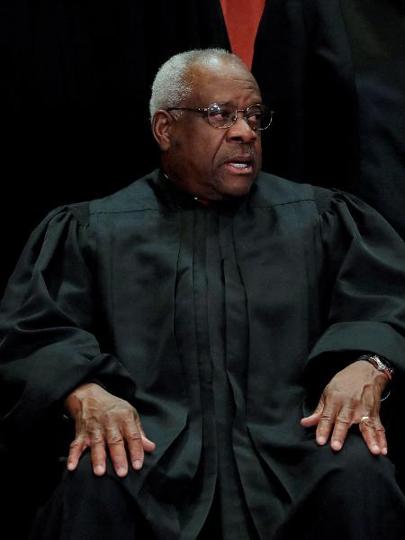 O juiz da Suprema Corte dos EUA Clarence Thomas - 30.nov.2018 - Jim Young/Reuters