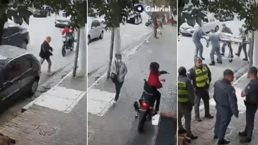 Ladrão persegue e atira contra homem em Pinheiros para roubar bolsa de dinheiro
