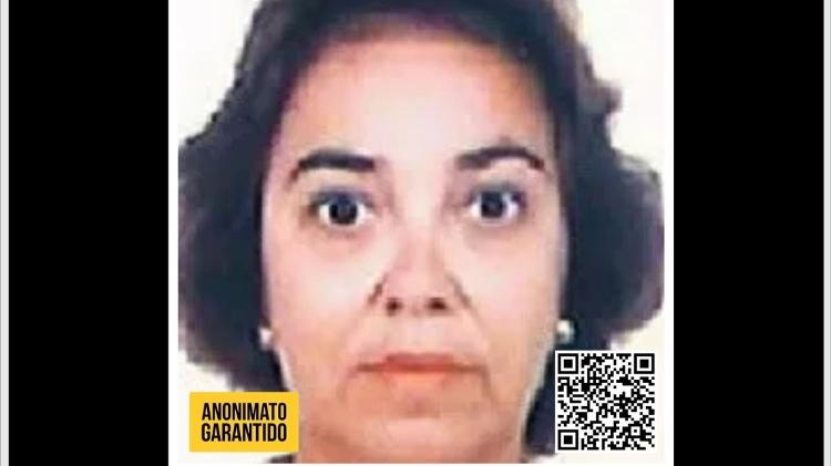 Após reaparecer em chamada de vídeo para tentar negociar um imóvel no Rio, Heloísa Borba Gonçalves, a Viúva Negra, tem cartaz atualizado no site do Disque Denúncia do Rio Após reaparecer em chamada de vídeo para tentar negociar um imóvel no Rio, Heloísa Borba Gonçalves, a Viúva Negra, tem cartaz atualizado no site do Disque Denúncia do Rio