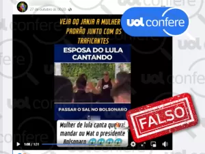 Janja não incitou morte de Bolsonaro em vídeo