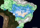 Chuva volumosa é prevista em regiões castigadas pela seca nesta semana - Reprodução/Climatempo