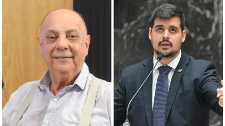 Fuad Noman e Bruno Engler, candidatos à Prefeitura de Belo Horizonte