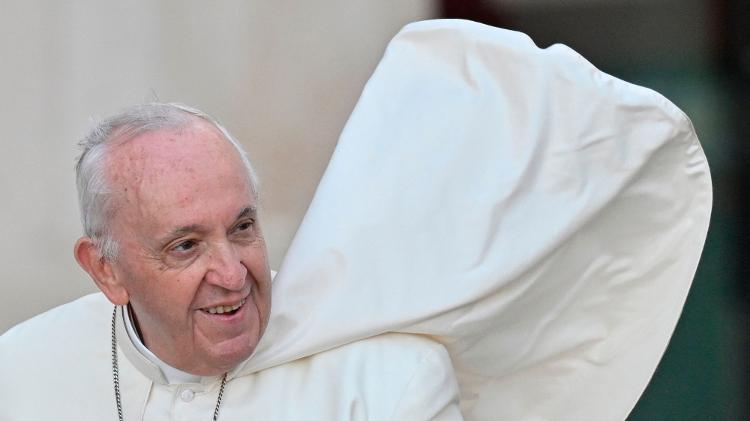 Papa Francisco, no Vaticano, em 18 de abril de 2022 Papa Francisco, no Vaticano, em 18 de abril de 2022