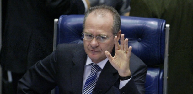 Em 2007, Renan Calheiros (PMDB-AL), investigado em três processos,  renunciou ao cargo - Ueslei Marcelino/Folhapress