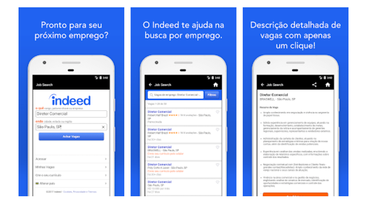 Indeed: aplicativos para conseguir um trabalho ou mudar de emprego - Reprodução - Reprodução