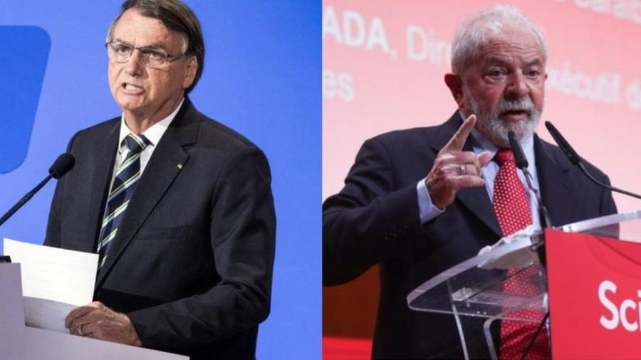 Bolsonaro e Lula polarizam as eleições, cada qual com sua estratégia de angariar novos eleitores - EPA