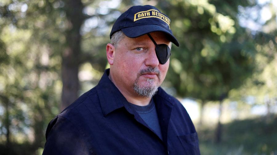 Stewart Rhodes, fundador da milícia de extrema direita Oath Keepers - REUTERS/Jim Urquhart