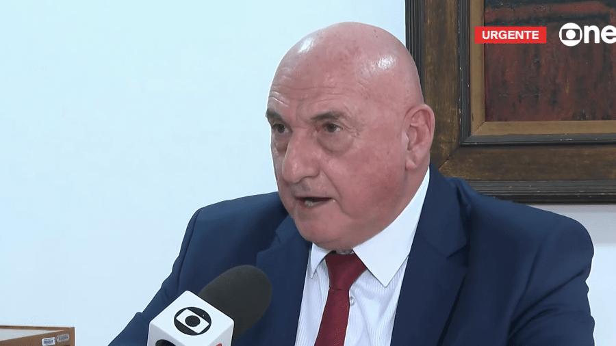 Ministro do GSI, Gonçalves Dias, em entrevista à TV Globo - Reprodução/GloboNews