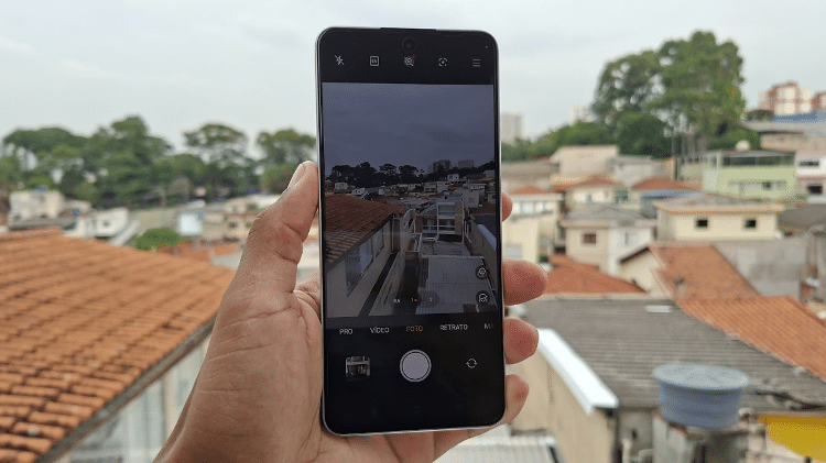 Câmera do Reno 13 F 5G, da OPPO Câmera do Reno 13 F 5G, da OPPO