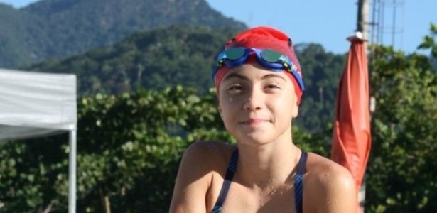 A menina Rani, de dez anos, sonha que a natação a leve não só à Olimpíada, mas a estudar em uma universidade americana - Adriana Stock/BBC