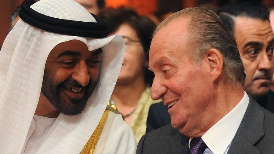 Juan Carlos 1º mantém uma boa amizade com o governante de Abu Dabi, Mohamed bin Zayed al Nahyan - Getty Images