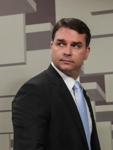 O senador Flávio Bolsonaro (Republicanos-RJ), em foto de arquivo (15/10/2019) - Gabriela Biló/Estadão Conteúdo