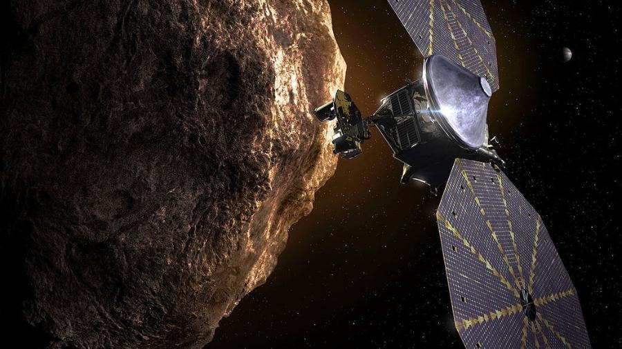 Lucy terá como missão estudar asteroides que orbitam Júpiter - Divulgação / Nasa