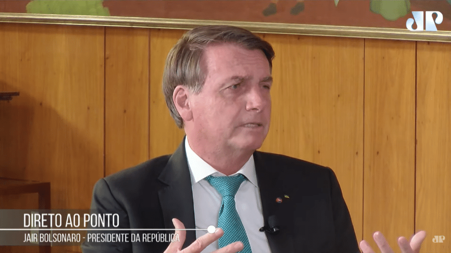 "O que eu quero de um ministro do STF? As pautas de costumes", acrescentou Bolsonaro à rádio Jovem Pan - Reprodução/YouTube