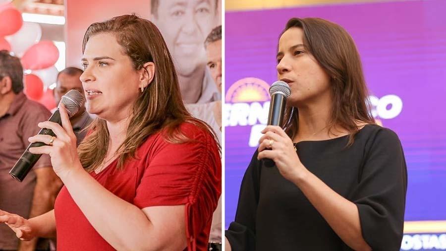 Marília Arraes (SD) e Raquel Lyra (PSDB) fazem o segundo turno em Pernambuco - Diivulgação/Arte UOL