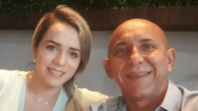 Jussana de Oliveira Machado e o marido, o policial civil Raimundo Nonato Monteiro Machado, aparecem nas gravações