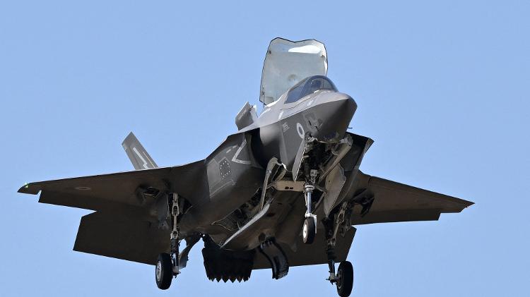 Caça F-35, da Lockheed Martin, durante apresentação feita no Canadá