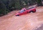 Chuvas fortes e inundações derrubam pontes em cidade de Santa Catarina - Reprodução