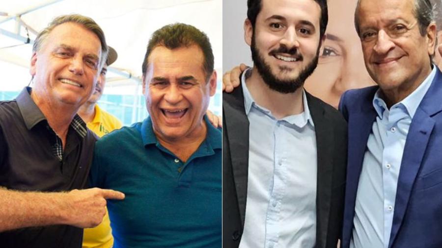 Bolsonaro e Valdemar com seus pré-candidatos em Guarulhos