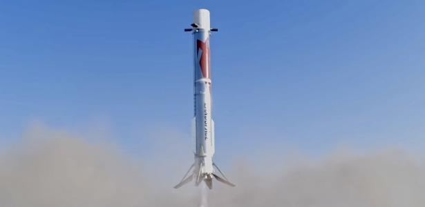 Image for China faz 1º pouso controlado de foguete reutilizável em terra firme