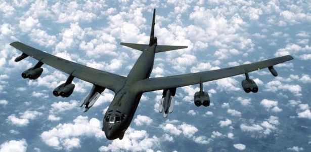 Os mísseis de microondas estão desenhados para serem lançados a partir dos bombardeiros B-52 - Getty Images