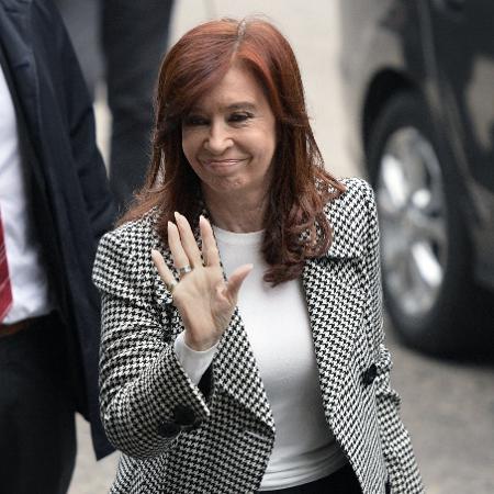 27.mai.2019 - Ex-presidente argentina Cristina Kirchner comparece pela segunda vez ao tribunal por suspeita de corrupção - Juan Mabromata/AFP