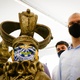 O prefeito e candidato a reeleição da cidade de São Paulo, Bruno Covas (PSDB), acompanha as obras do Espaço de Lazer do Sambódromo do Anhembi. - ALOISIO MAURICIO/ESTADÃO CONTEÚDO