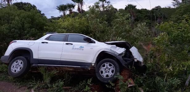 No interior do estado | Carro que se deslocava para buscar CoronaVac tomba do Piauí