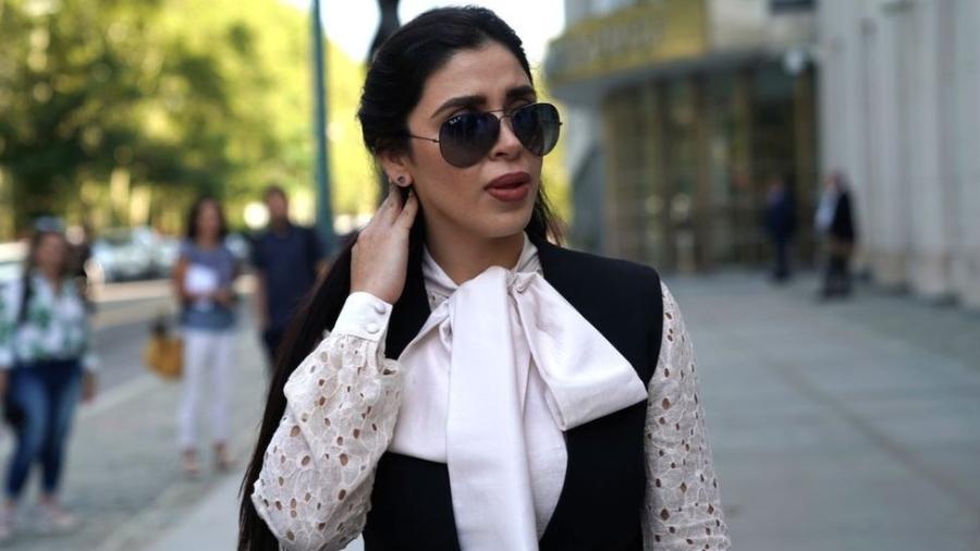 Emma Coronel Aispuro levou uma vida de glamour em Nova York até sua prisão por tráfico de drogas - AFP via Getty Images