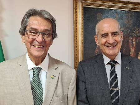 Roberto Jefferson e Luiz Eduardo Ramos - Reprodução