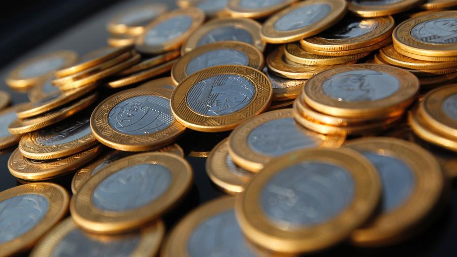 dinheiro, moedas, moedas de R$ 1, um real - Bruno Domingos/Reuters