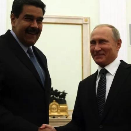 Venezuela de Maduro e Rússia de Putin possuem vários negócios, sobretudo na área de defesa, e EUA querem isolar Rússia, diz jornal americano - GETTY IMAGES