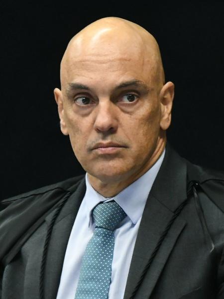O ministro Alexandre de Moraes durante sessão no STF - Carlos Moura/SCO/STF
