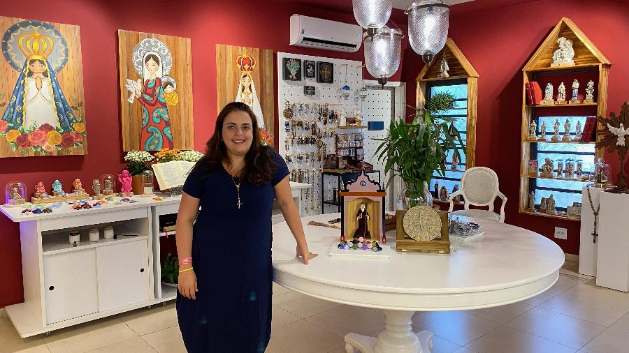 Ana Paula Cury abriu a loja Santo Santo Santo, em São José do Rio Preto (SP), em 2016; faturou R$ 1,6 milhão em 2021 - Divulgação