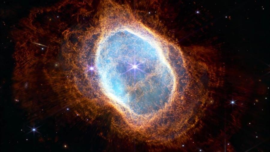 Nebulosa anel, imagem capturada pelo telescópio espacial James Webb 