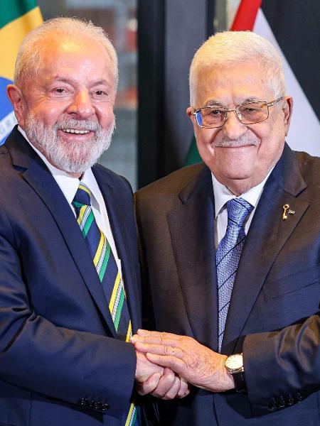 Set.2023: Lula encontra o presidente palestino Mahmud Abbas, em evento paralelo durante a 78º reunião da Assembleia Geral da ONU em Nova York 