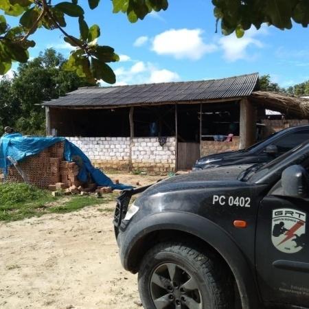 Comunidade de Bom Jesus (RR), onde familiares suspeitos de explorar menina foram presos - Divulgação/Polícia Civil de Roraima