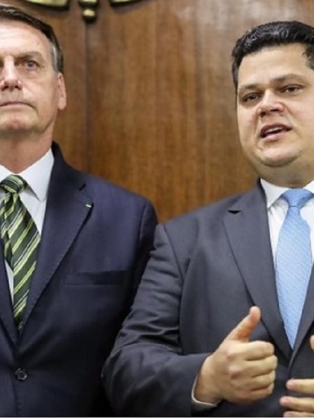 Jair Bolsonaro e Davi Alcolumbre - Foto: Marcos Corrêa/PR