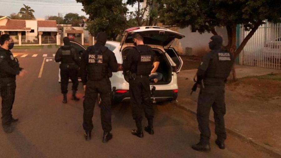 31.ago.2020 - Operação "Caixa Forte 2" das polícias Civil e Federal de MG contra o PCC - Divulgação