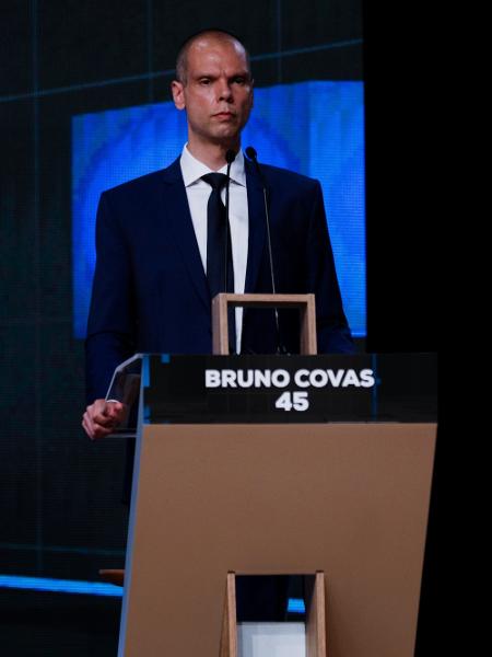 Líder nas pesquisas, Bruno Covas (PSBD) também participou do debate promovido pela TV Cultura - MARCELO CHELLO/CJPRESS/ESTADÃO CONTEÚDO