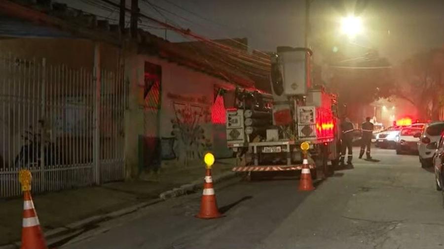 Um funcionário da concessionária de distribuição elétrica Enel foi morto em Sapopemba, na capital paulista, durante uma tentativa de assalto - Reprodução/TV Globo
