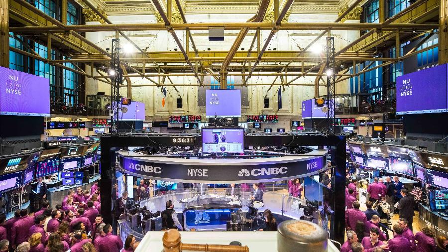 Em 9 de dezembro de 2021, as ações da Nu Holdings, holding do grupo Nu, passaram a ser listadas na Bolsa de Nova York - Reprodução/Twitter @NYSE