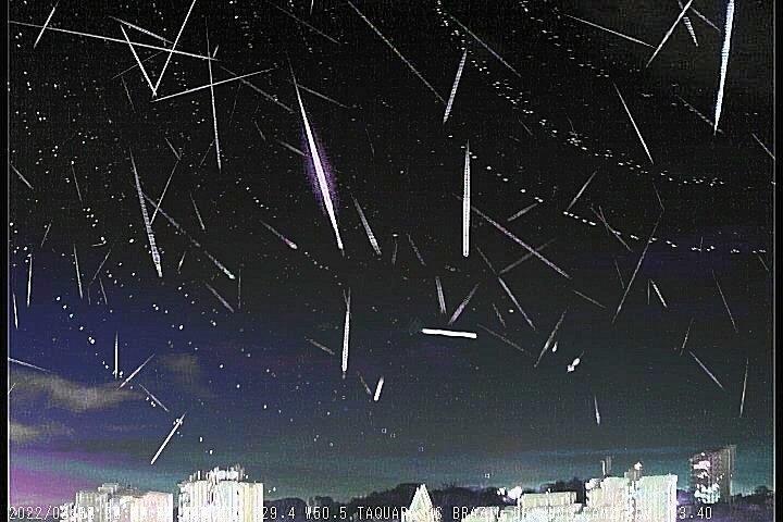 Eta Aquarides: Recording meteor showers from Halley's Comet in Tacuara, Rio Grande do Sul - Heller-Jung Space Observatory