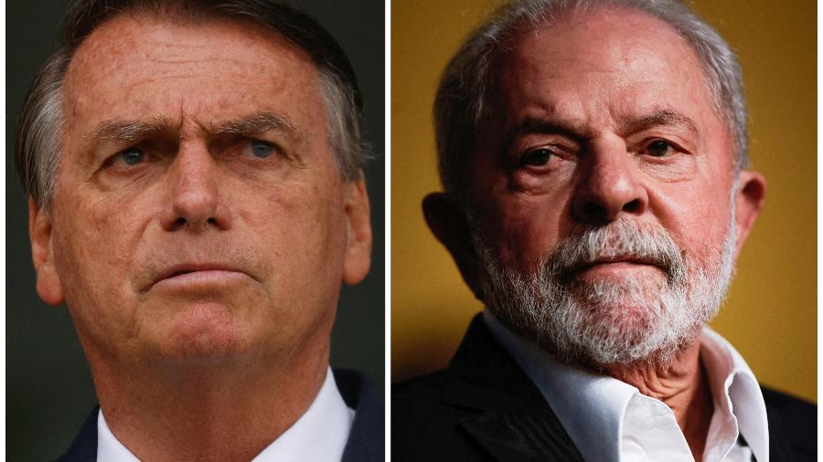 Jair Bolsonaro e Luiz Inácio Lula da Silva disputam amanhã o segundo turno das eleições presidenciais - Adriano Machado e Ueslei Marcelino/Reuters