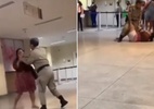 Policial dá rasteira em paciente dentro de hospital em Salvador; veja - Reprodução