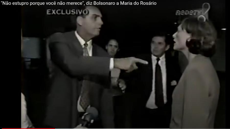 Jair Bolsonaro e Maria do Rosário em 2014