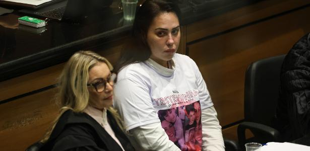 Monique Medeiros, mãe de Henry Borel, deixa prisão após julgamento